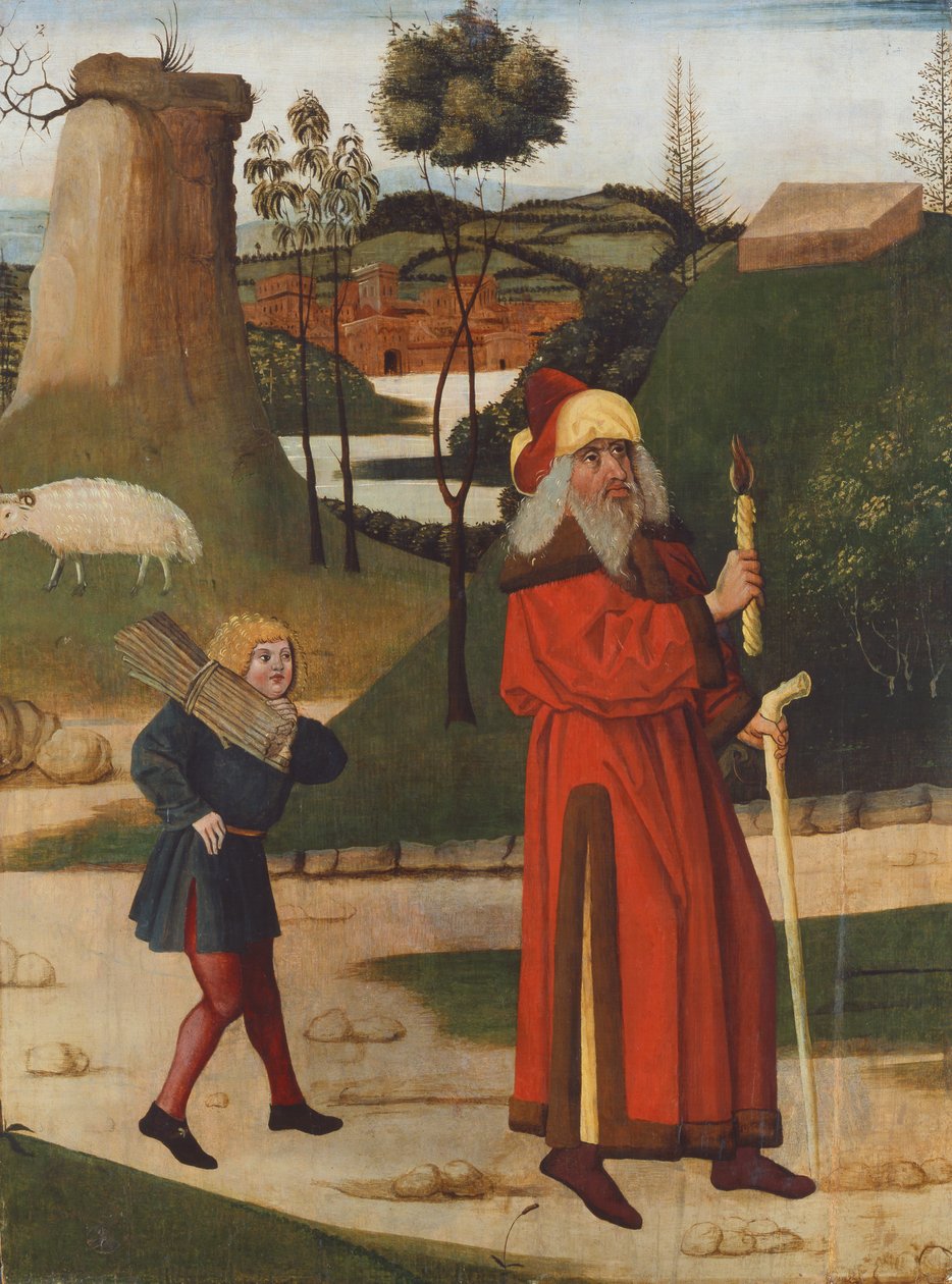 Isaks offer, 1490-1500 av Hungarian School
