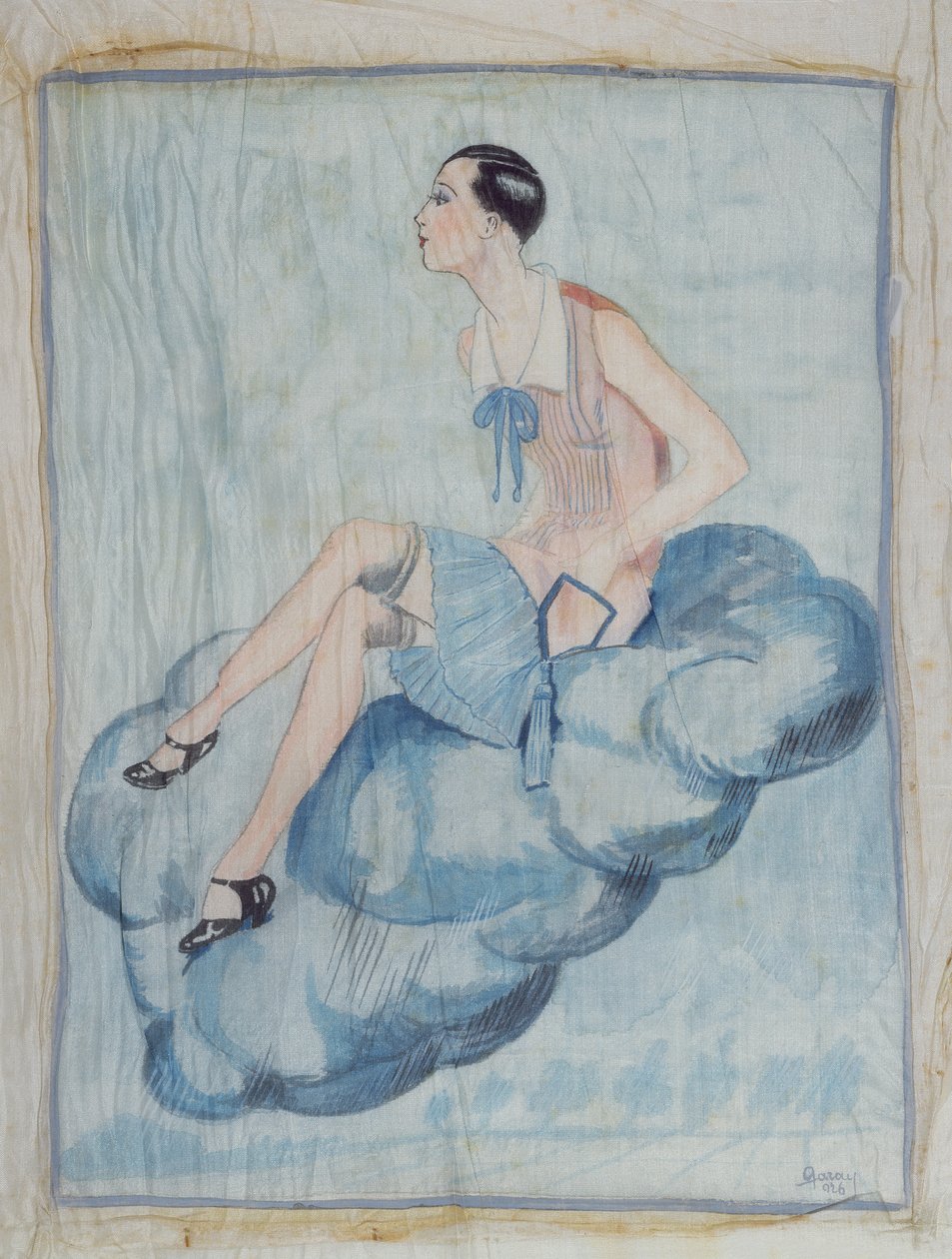 La Garconne, ca. 1925-30 (malt silke) av Hungarian School