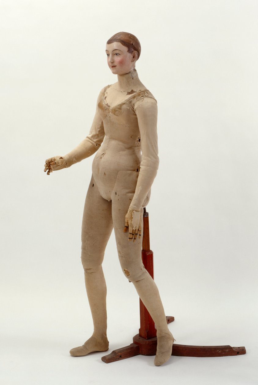 Mannequin, 1817 (tre, metall, tekstil og papirmache) (se også 312162-312164) av Huot