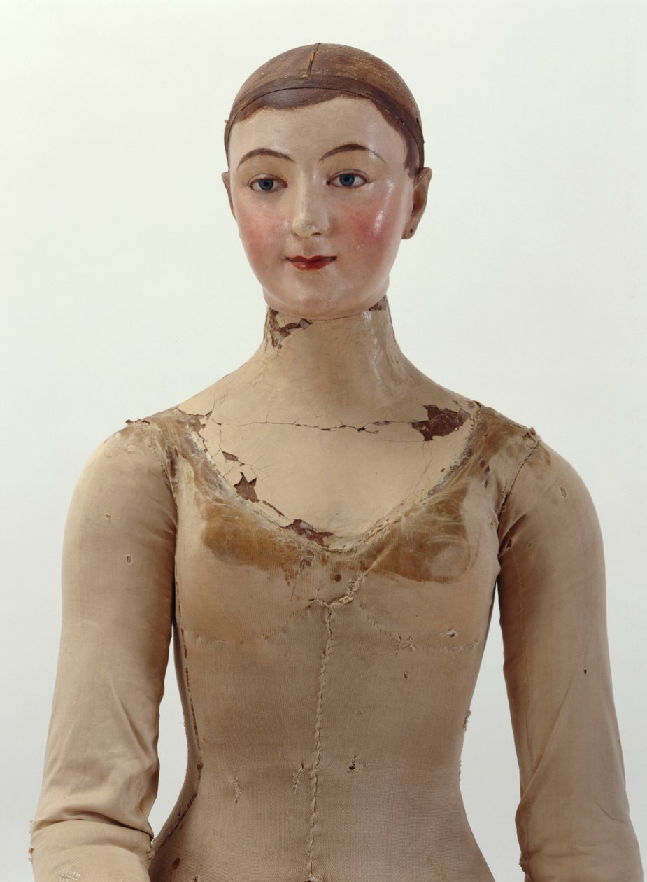 Mannequin, 1817 (tre, metall, tekstil og papirmache) (se også 312162-312163) av Huot