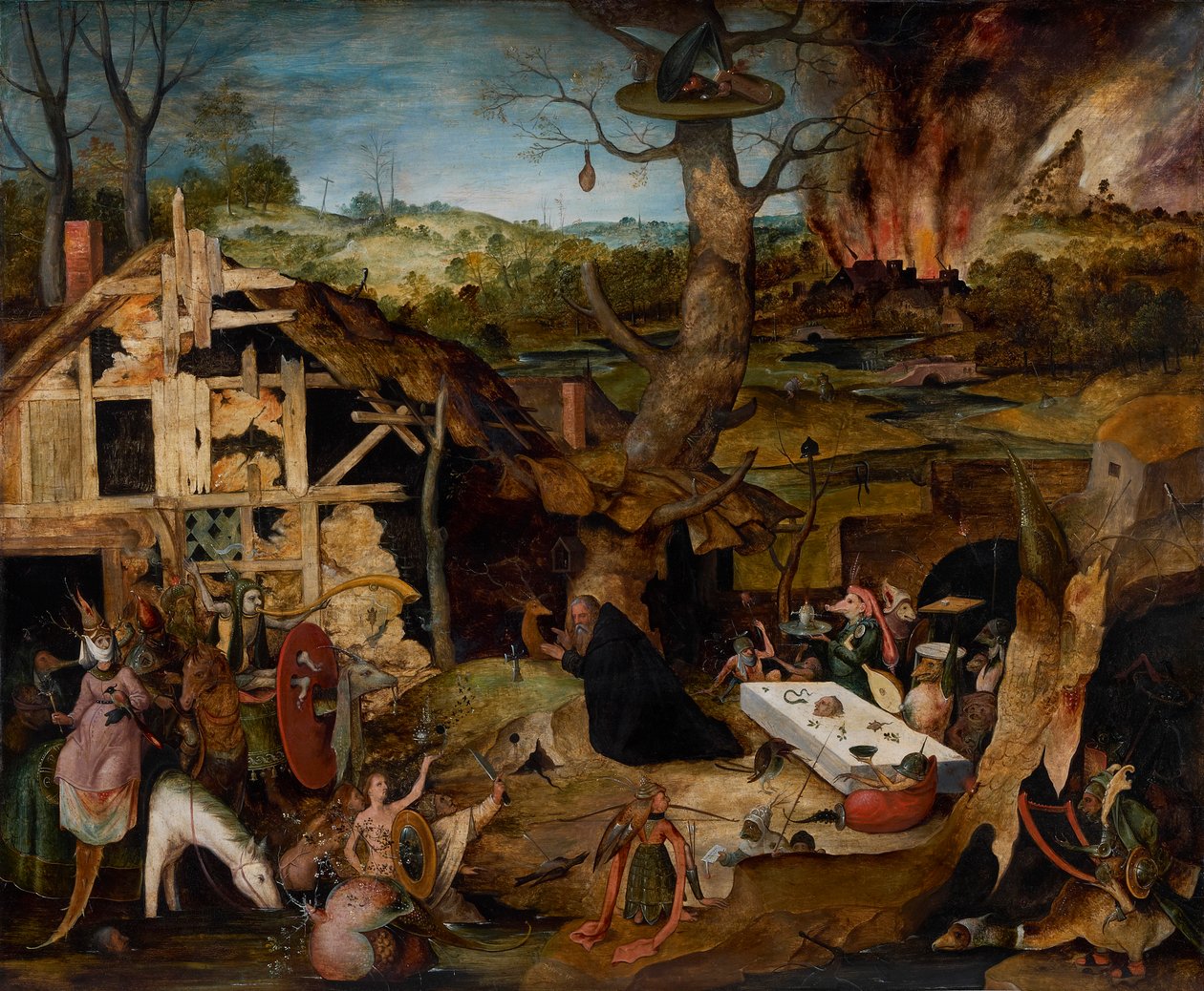 The Temptation of Saint Anthony, 1577. av Huys