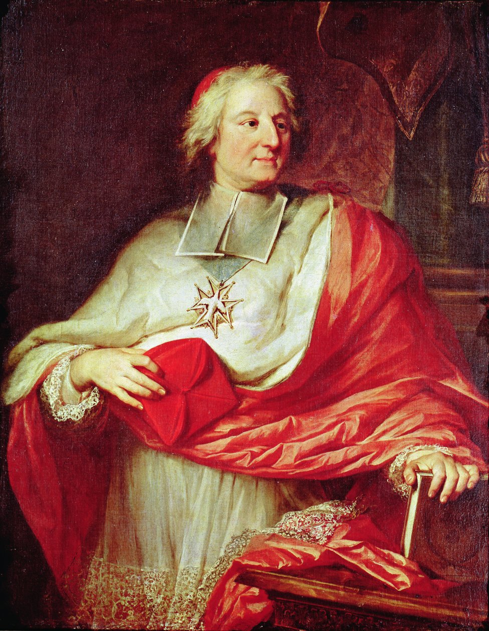 Portrett av kardinal Melchior de Polignac (1661-1742) av Hyacinthe Francois Rigaud