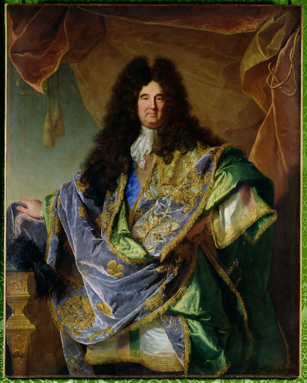 Portrett av Philippe de Courcillon (1638-1720) Marquis de Dangeau, 1702 av Hyacinthe Francois Rigaud
