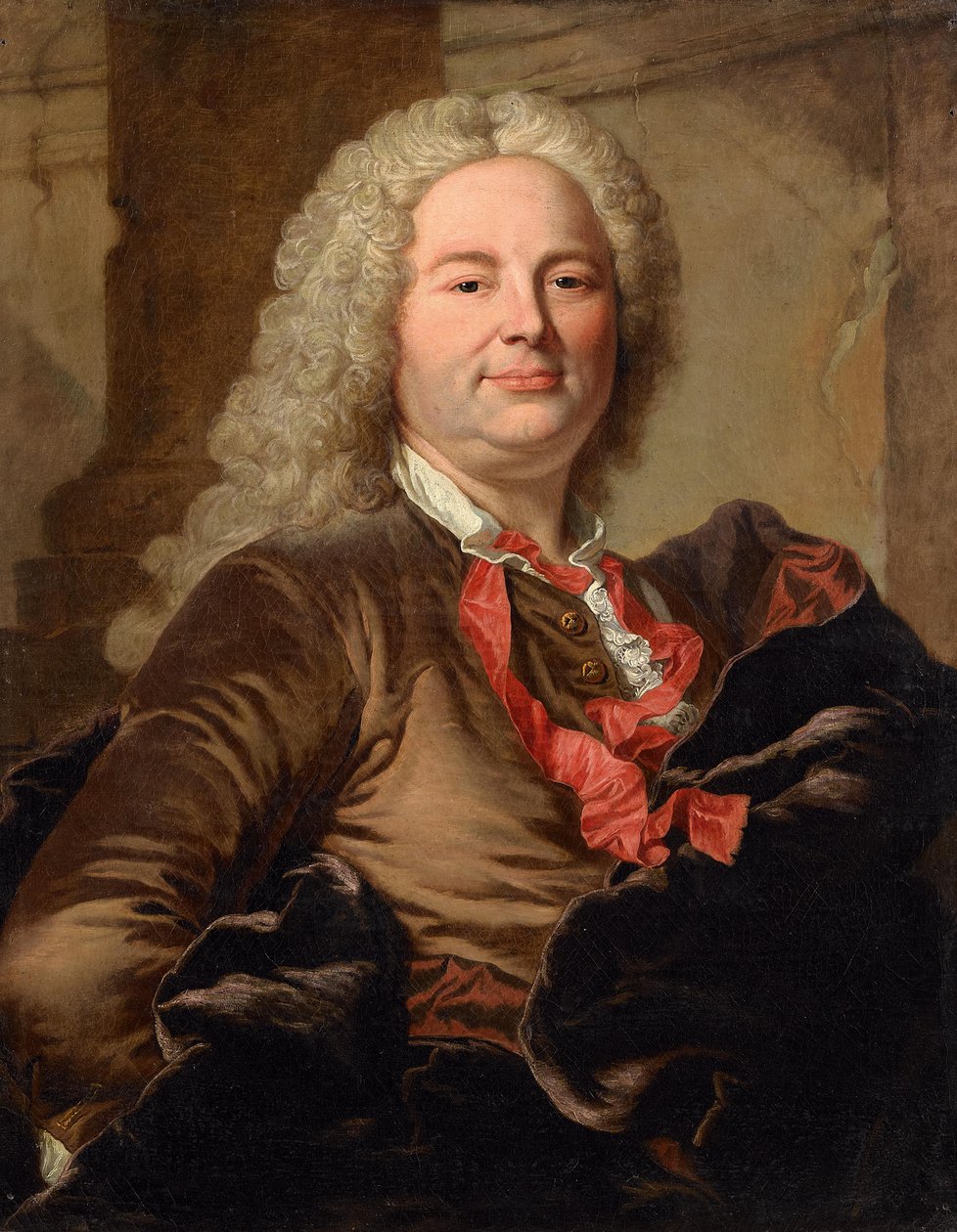 Portrett av Charles Claude Ange Dupleix de Bacquencourt av Hyacinthe Francois Rigaud