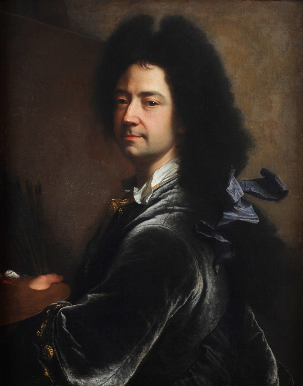 Selvportrett, 1727. av Hyacinthe Francois Rigaud