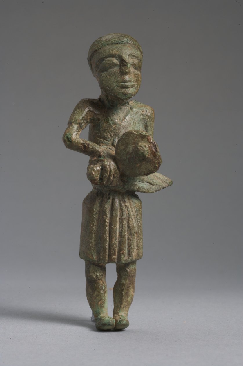 Statuett av en kriger (bronse) av Iberian