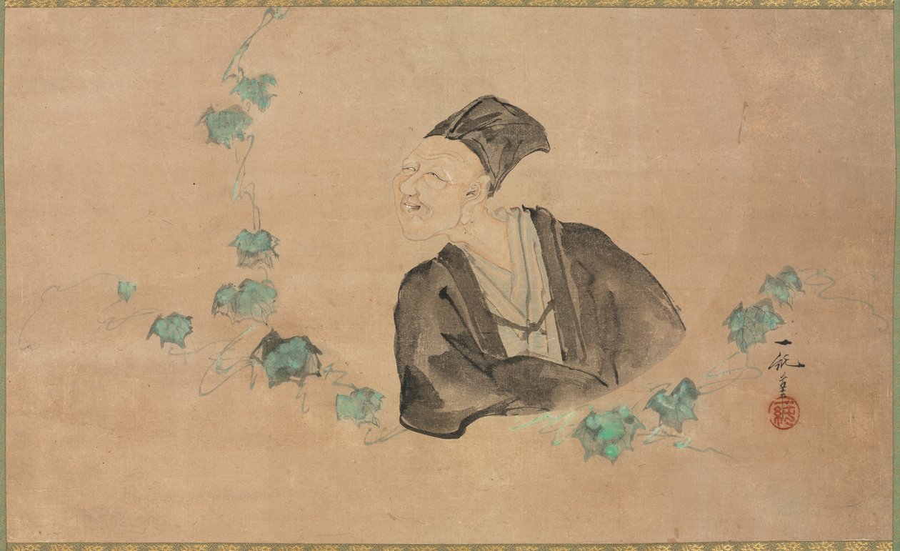 Portrett av Basho av Ichijun