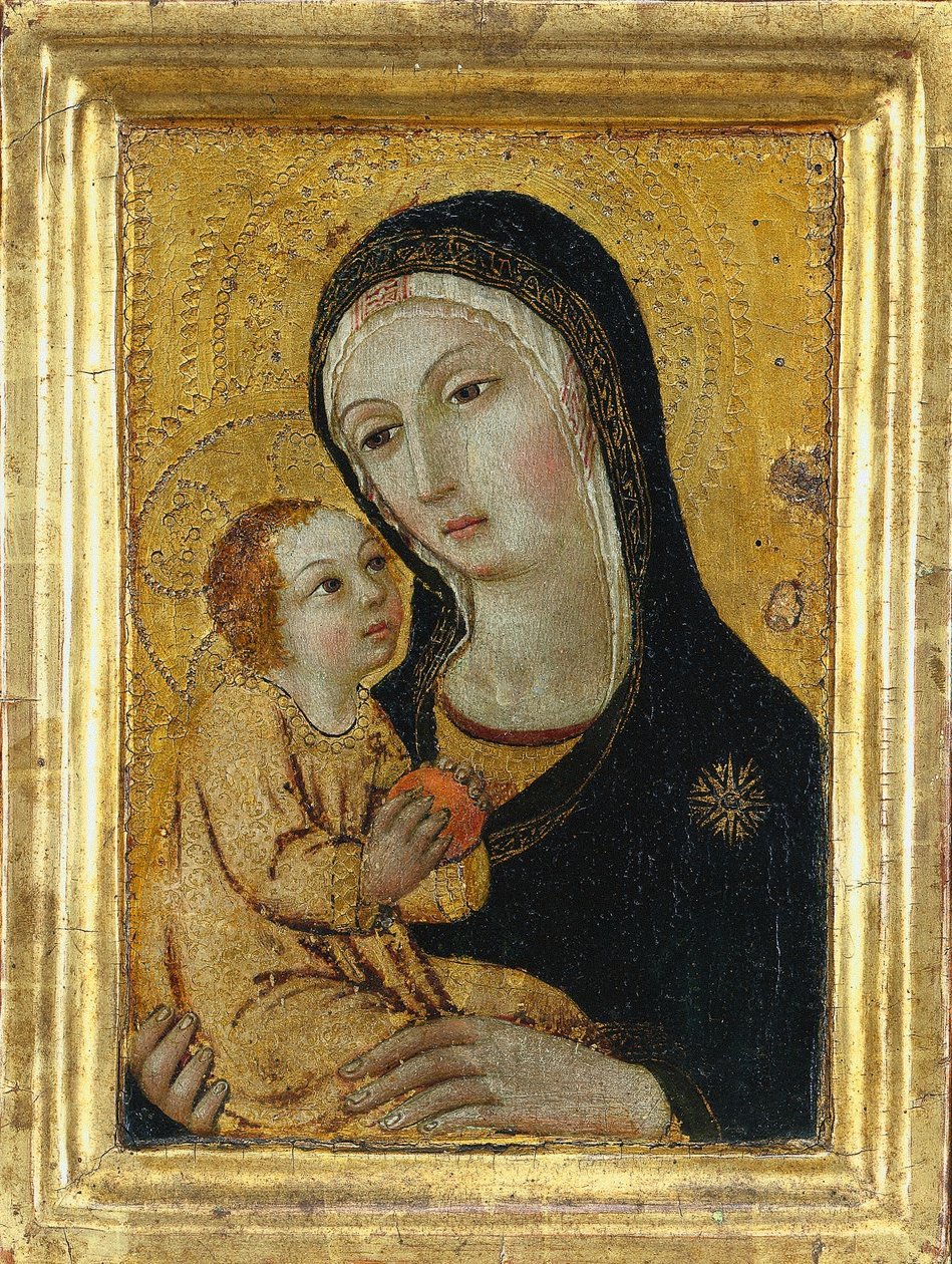 Jomfru og barn, 1400-tallet. av Icilio Federico Joni