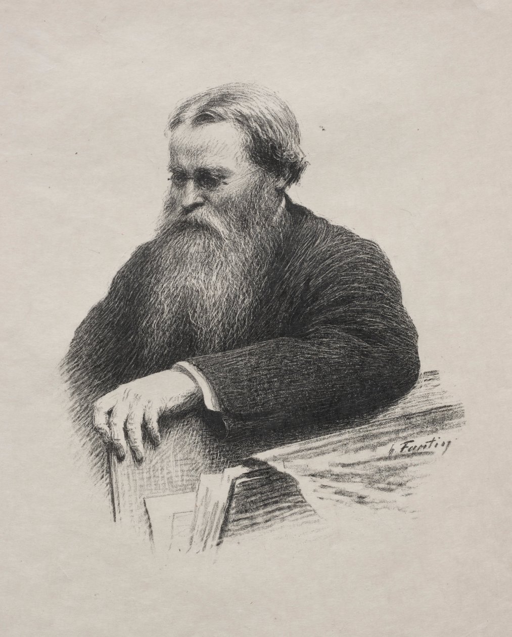 Edwin Edwards, 1892. av Ignace Henri Jean Fantin Latour