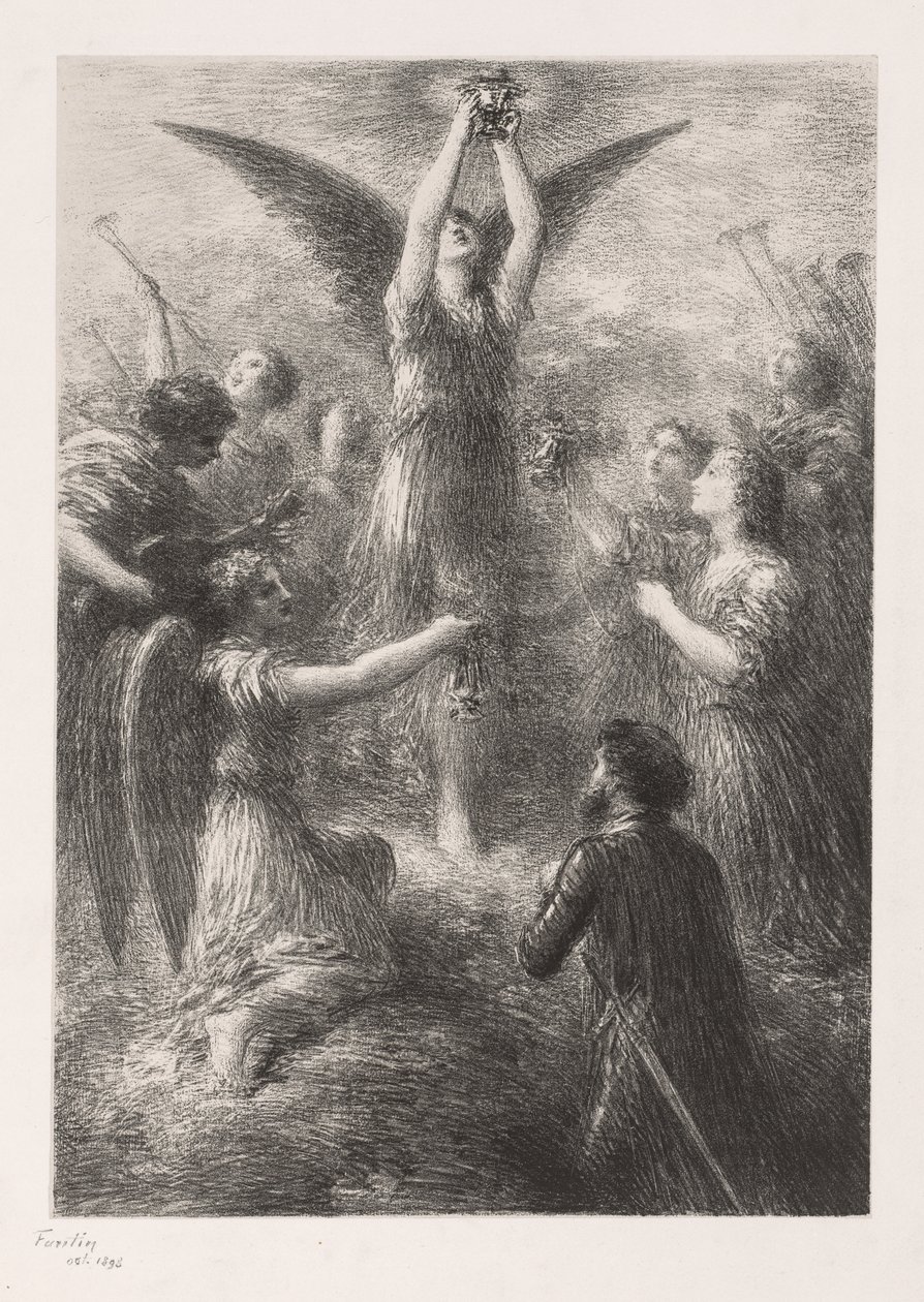 Preludium til Lohengrin, 1898. av Ignace Henri Jean Fantin Latour