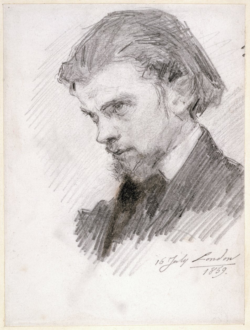Selvportrett, 1859 av Ignace Henri Jean Fantin Latour