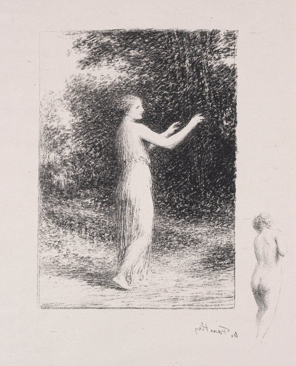 Tiggeren. av Ignace Henri Jean Fantin Latour