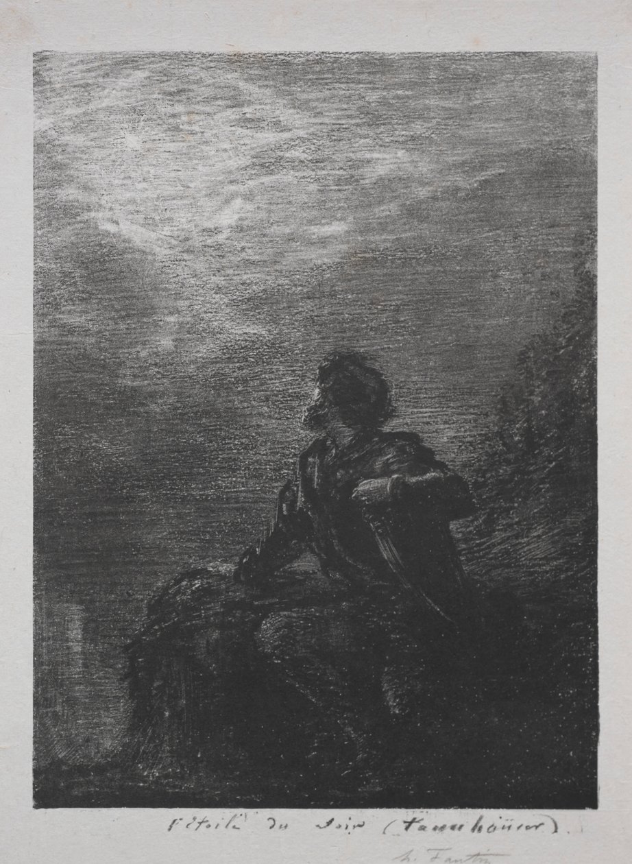 Aftenstjernen, 1877. av Ignace Henri Jean Fantin Latour
