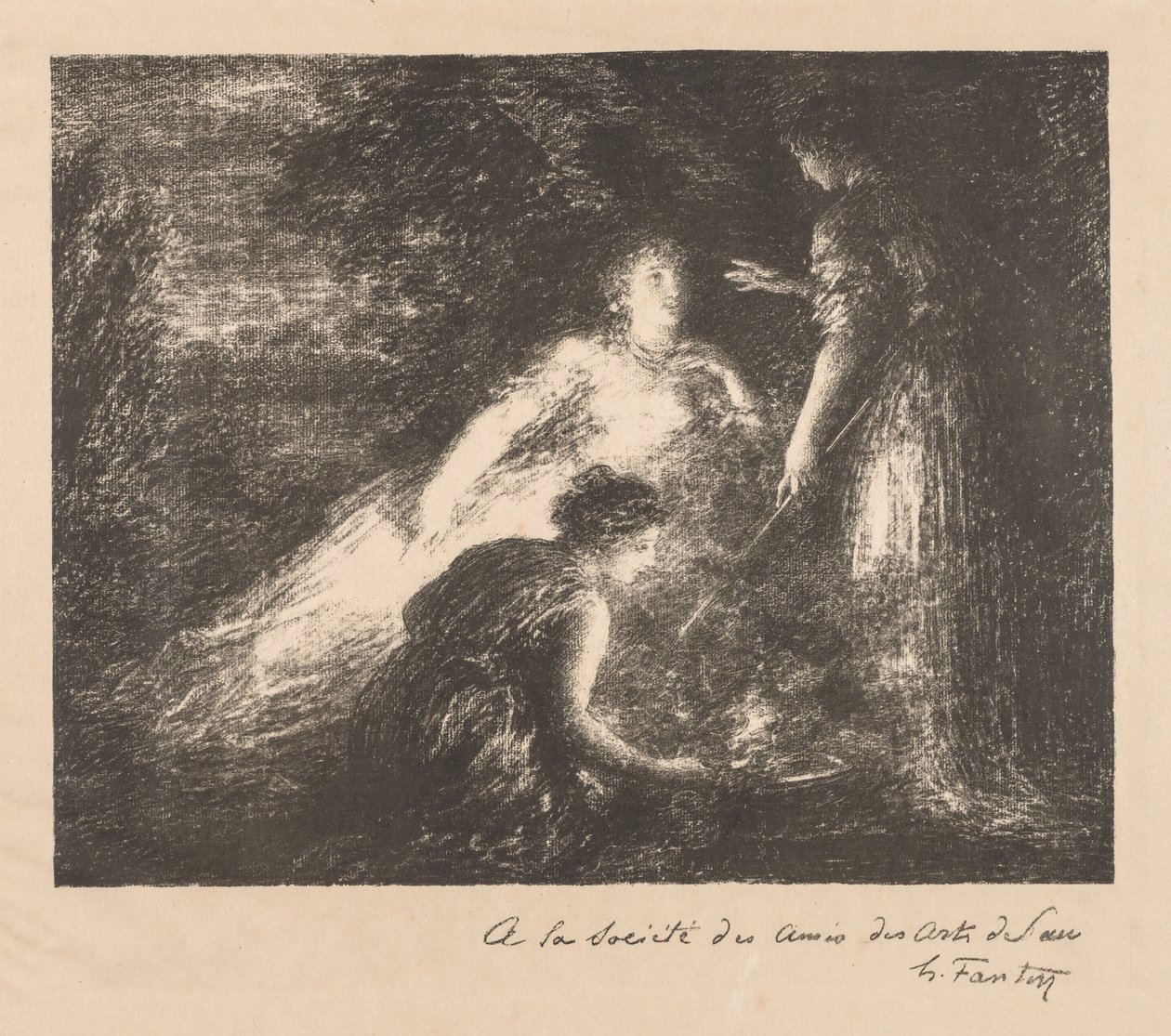 Hekseri, 1899. av Ignace Henri Jean Fantin Latour