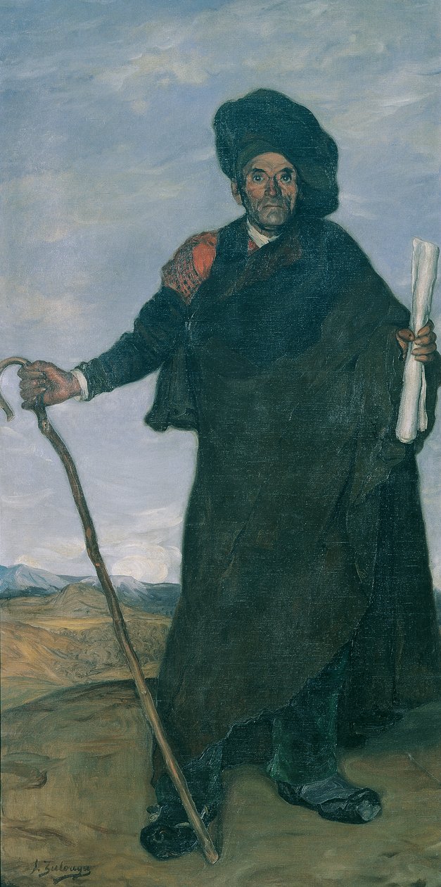 Den populære poeten Don Miguel av Segovia av Ignacio Zuloaga