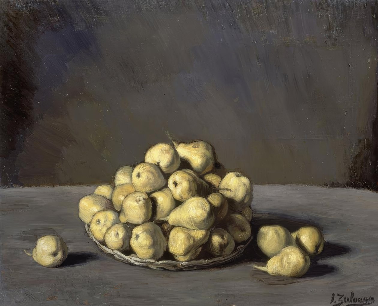 PÆRENE AV DON GUINDO-BODEGON – 1944/45 – O / L65X80CM av Ignacio Zuloaga y Zabaleta