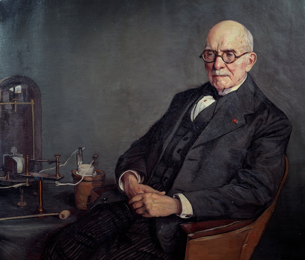 Portrait of Edouard Branly av Ignacio Zuloaga y Zabaleta
