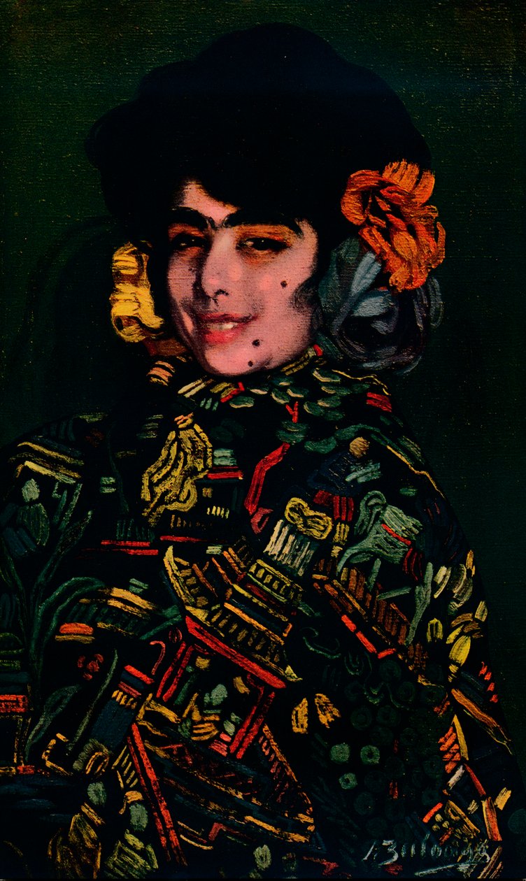 Spansk jente, 1907, 1932 av Ignacio Zuloaga y Zabaleta