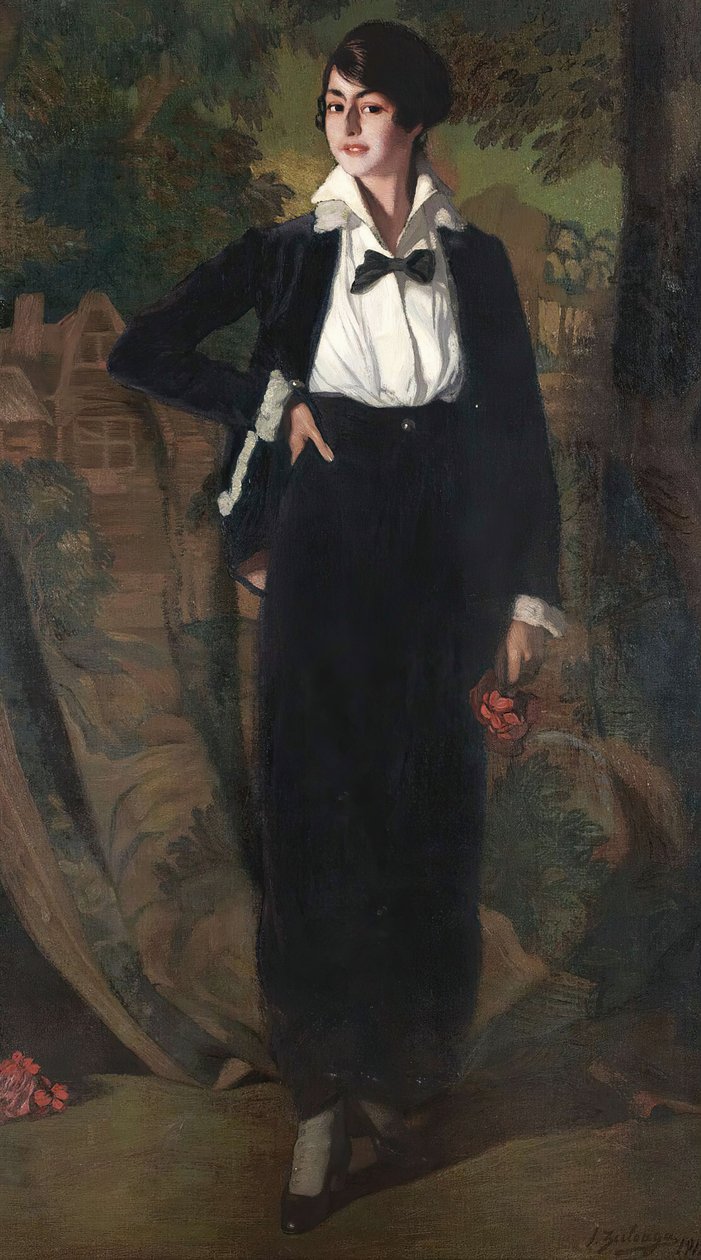 Frøken Souty, 1915. av Ignacio Zuloaga y Zabaleto