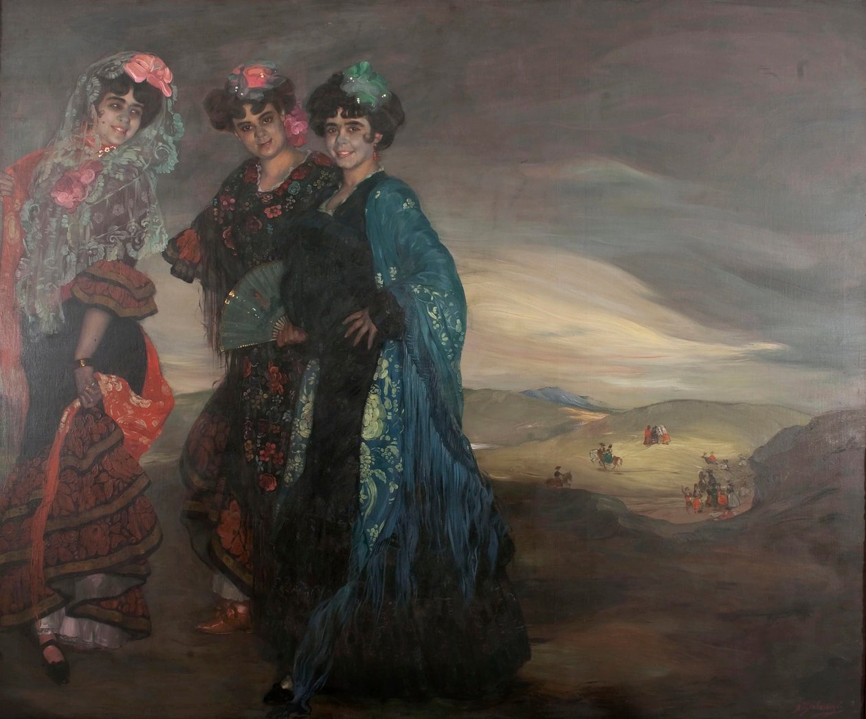 Mine søskenbarn, 1903. av Ignacio Zuloaga y Zabaleto