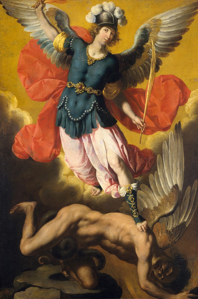 Erkeengelen Mikael, 1640-årene. av Ignacio de Ries