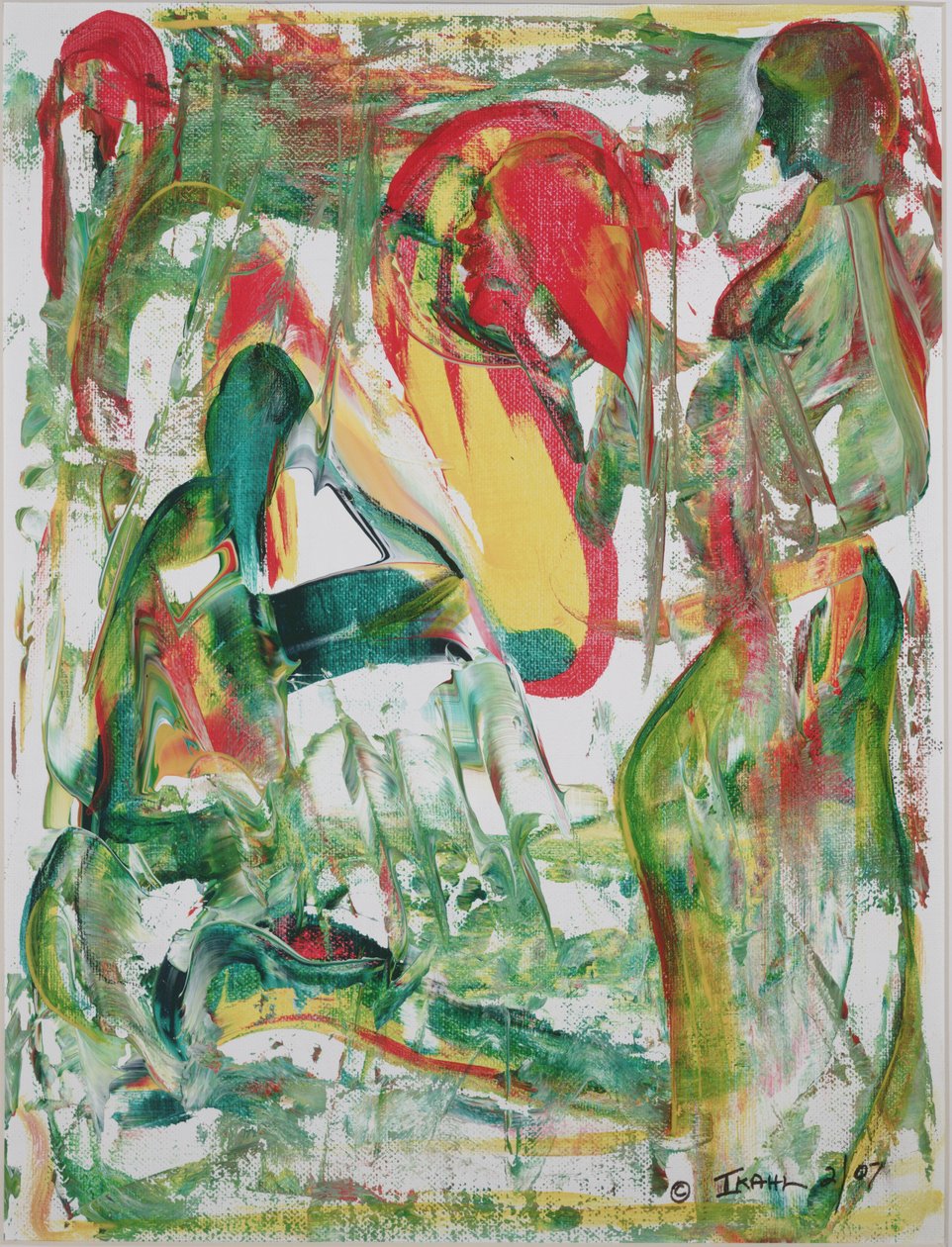 Earth Crisis, 2007 (akryl på syrefritt bord) av Ikahl Beckford