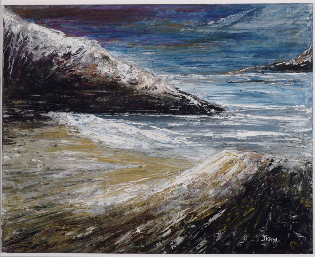 Tranquil, 2005 (olje på syrefritt bord) av Ikahl Beckford