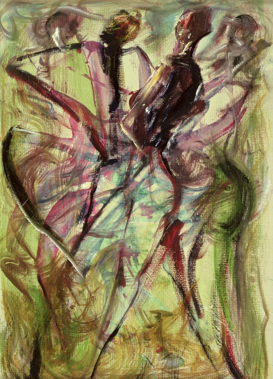 Windy Day (blandet media) av Ikahl Beckford