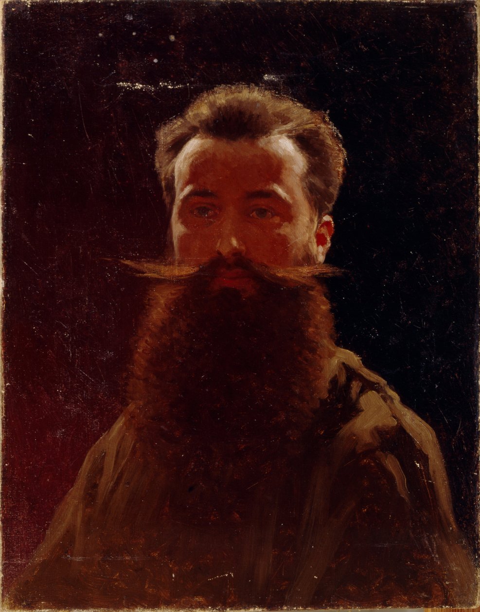 Selvportrett, 1870-tallet av Illarion Mikhailovich Pryanishnikov