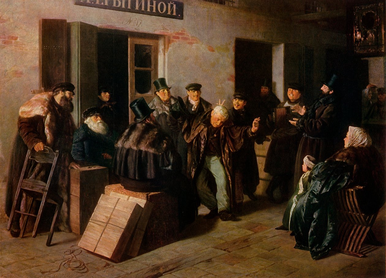 'The Jesters', 1865, 1965. av Illarion Pryanishnikov