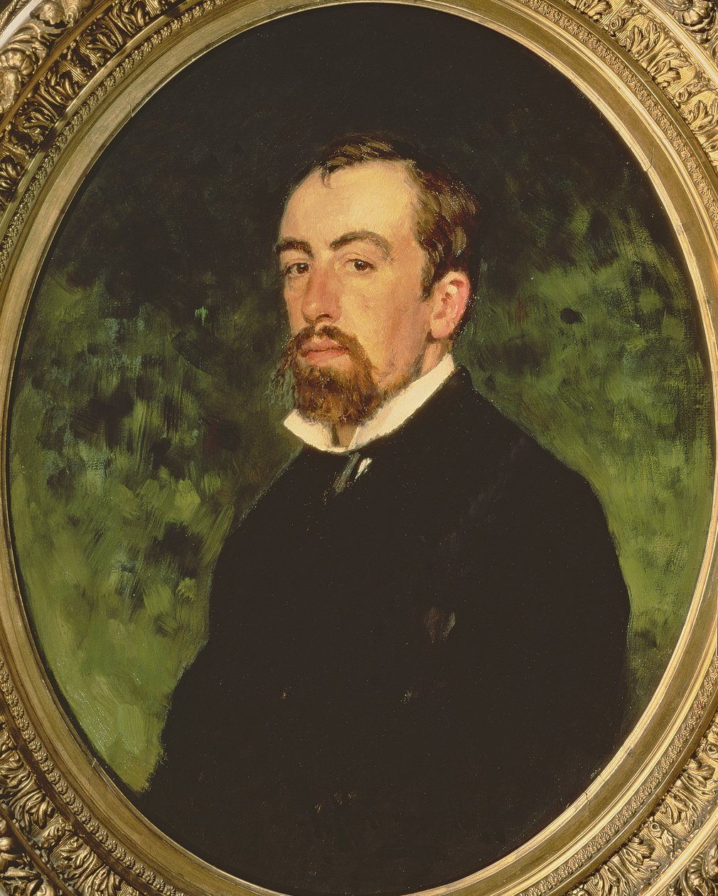 Portrett av Vasiliy Polenov (1844-1927), 1877 av Ilya Efimovich Repin