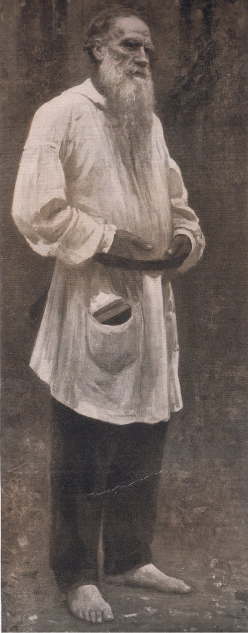 Grev Leo Tolstoy, Bibbys årsskrift, 1916-17 av Ilya Efimovich after Repin