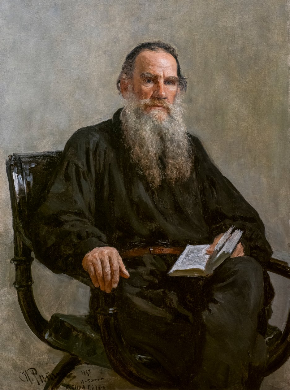 LEON TOLSTOI av Ilya Efimovich Repin