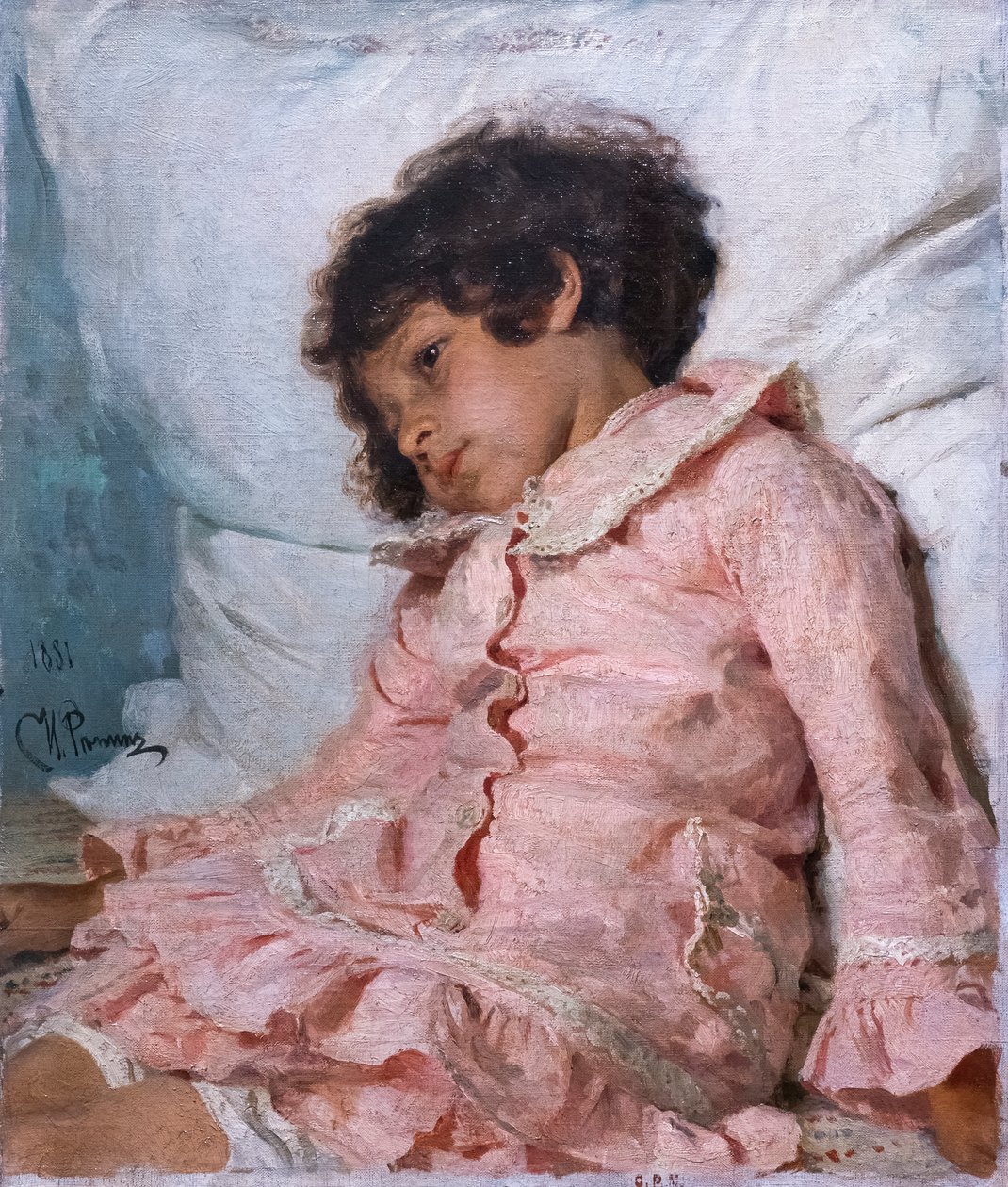 NADIA REPINE av Ilya Efimovich Repin