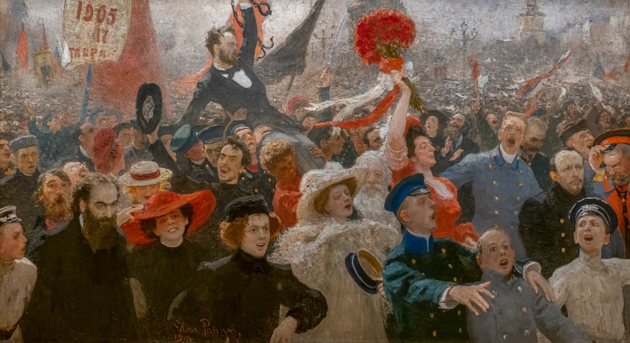 17. OKTOBER 1905 av Ilya Efimovich Repin