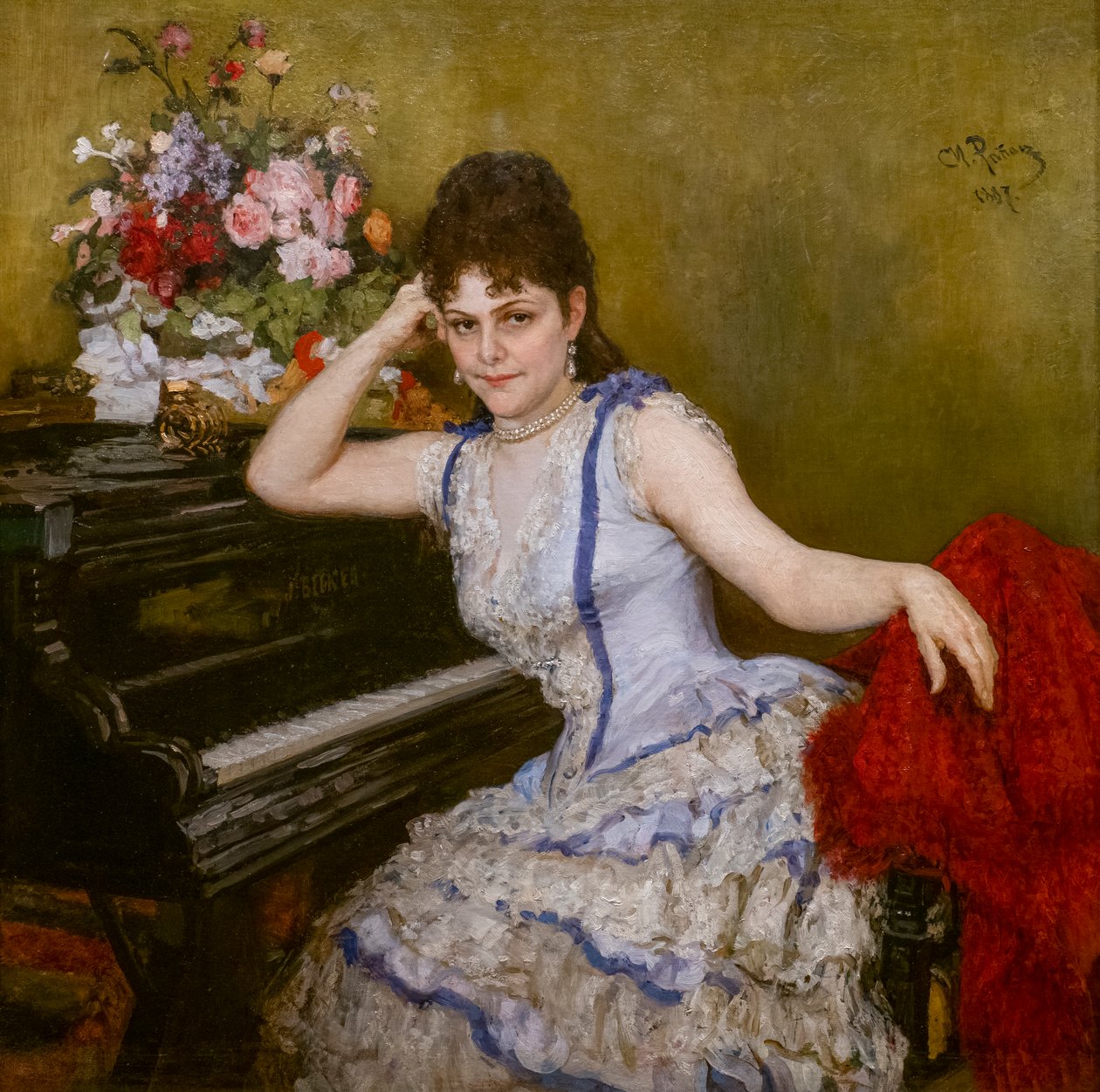 SOPHIE MENTER av Ilya Efimovich Repin
