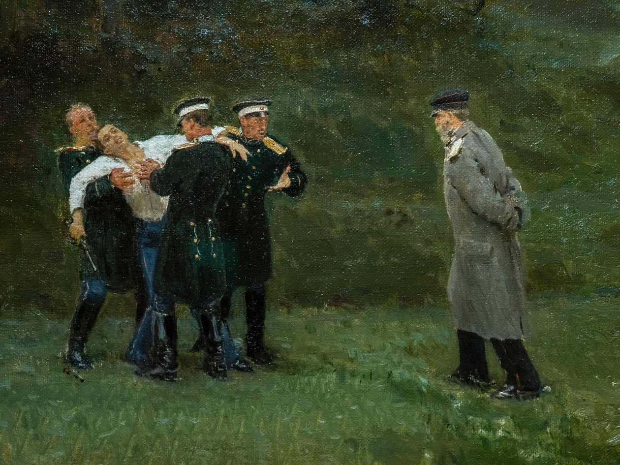 DUELLEN (detaljer) av Ilya Efimovich Repin
