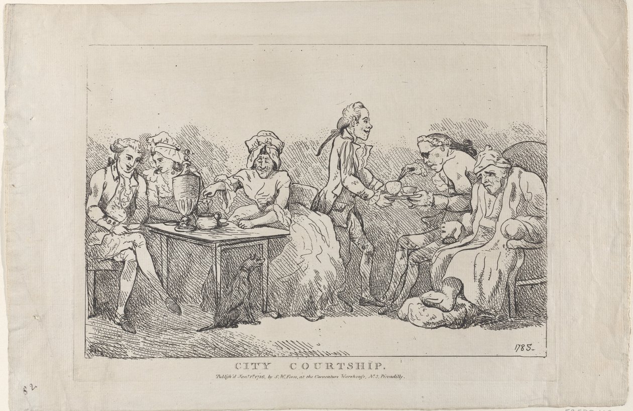 Byfrieri, 1786., 1786. av Imitator of Thomas Rowlandson.
