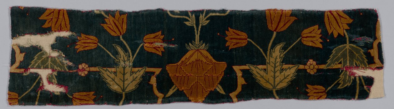 Fragmenter av et teppe, 1600-1650. av Imperial Manufactory