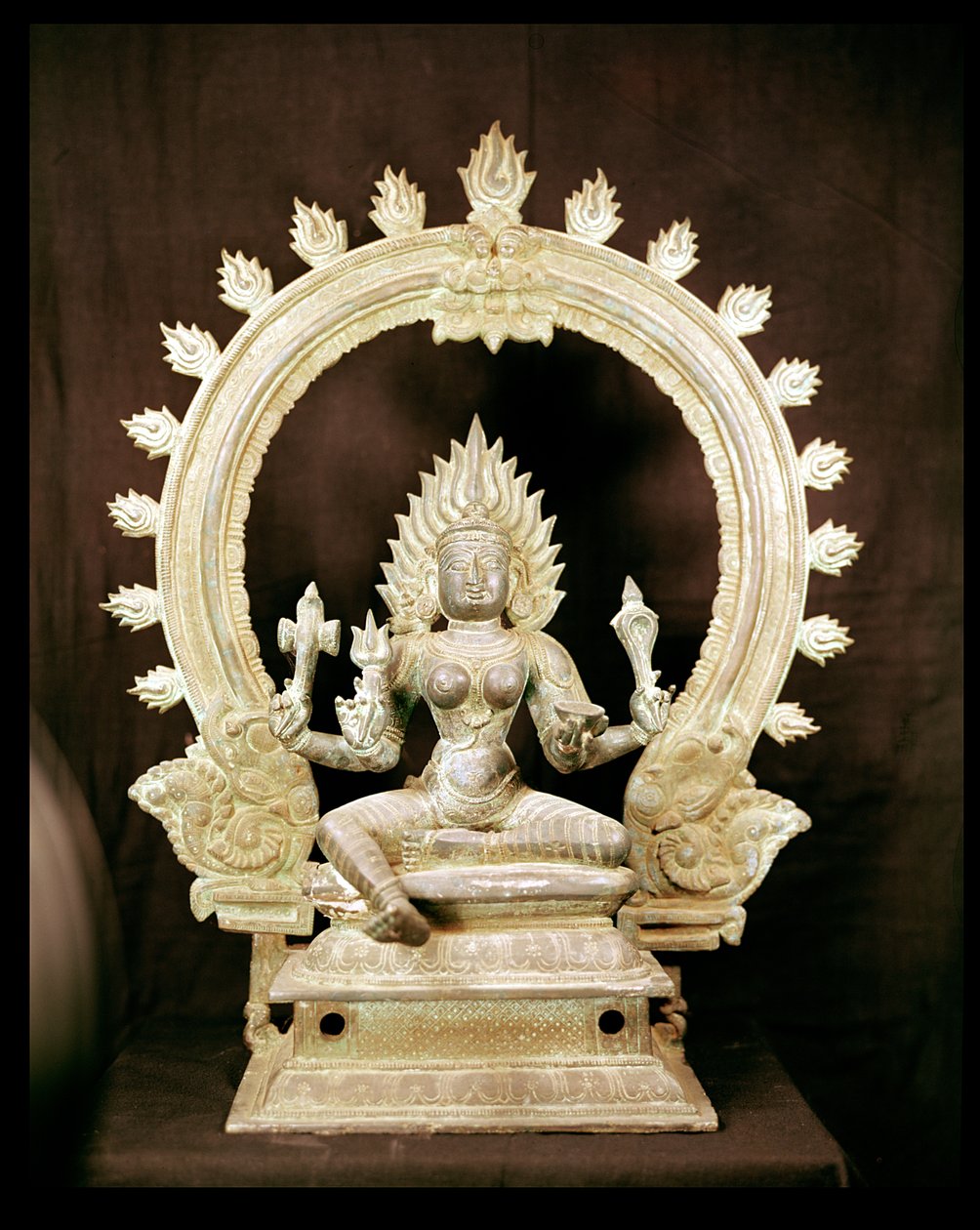 Kali, fra Vijayanagar av Indian School