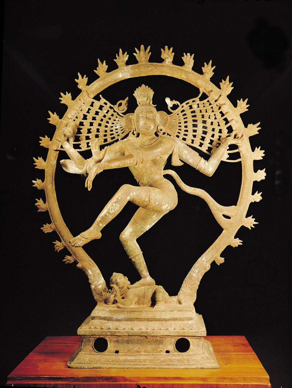 Shiva Nataraja (bronse) av Indian School