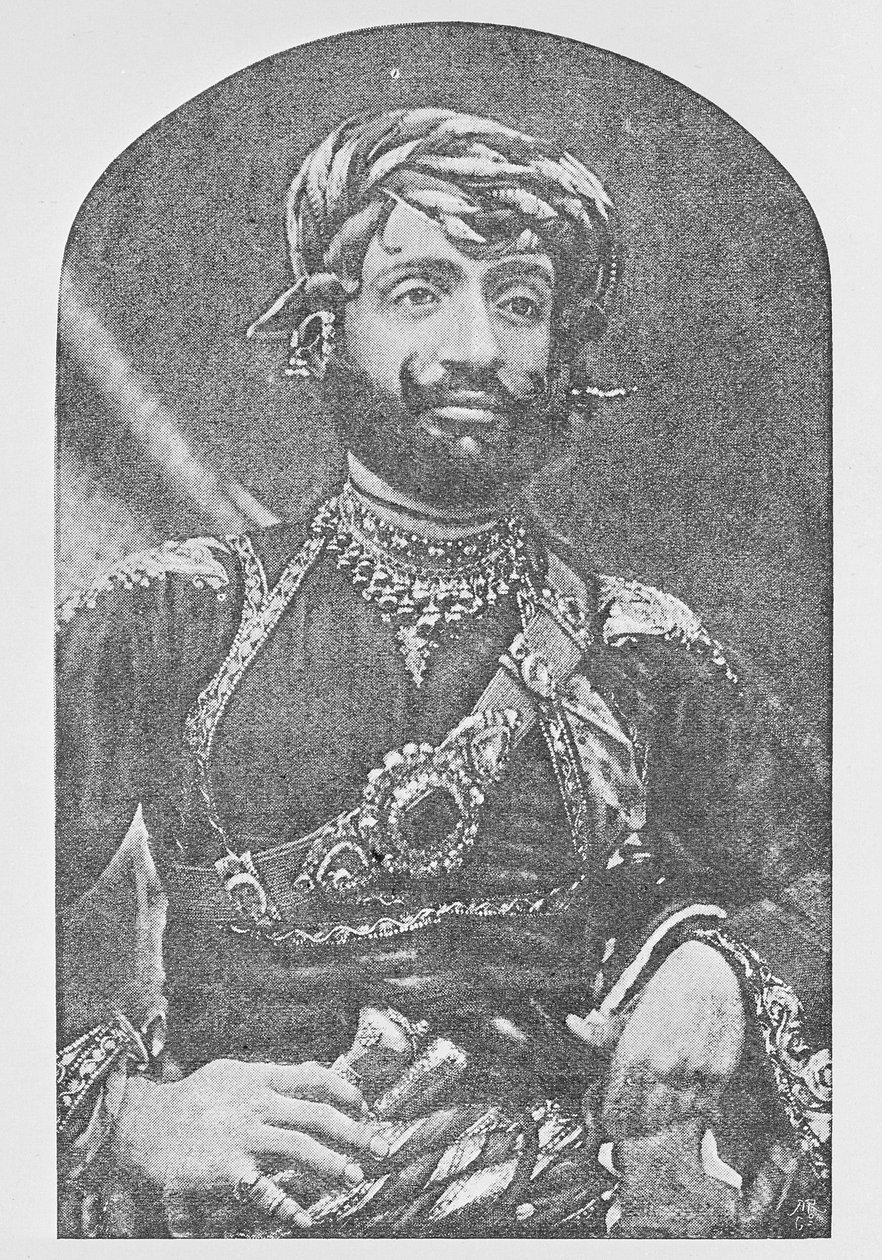 Muhammad Mahabat Khanji II, Nawab Sahib fra Junagadh av Indian photographer
