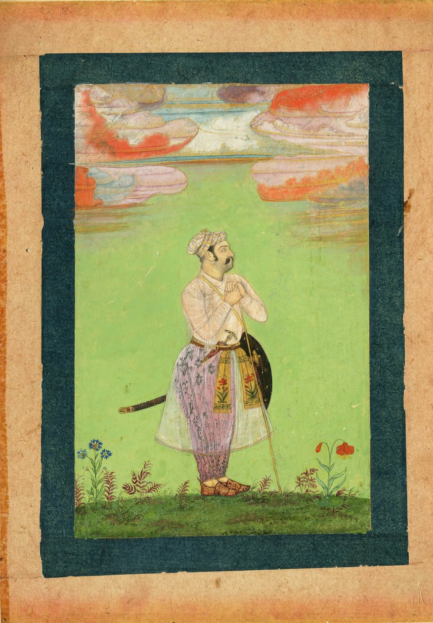 Mughal-offiser, ca. 1650 av Indian Art