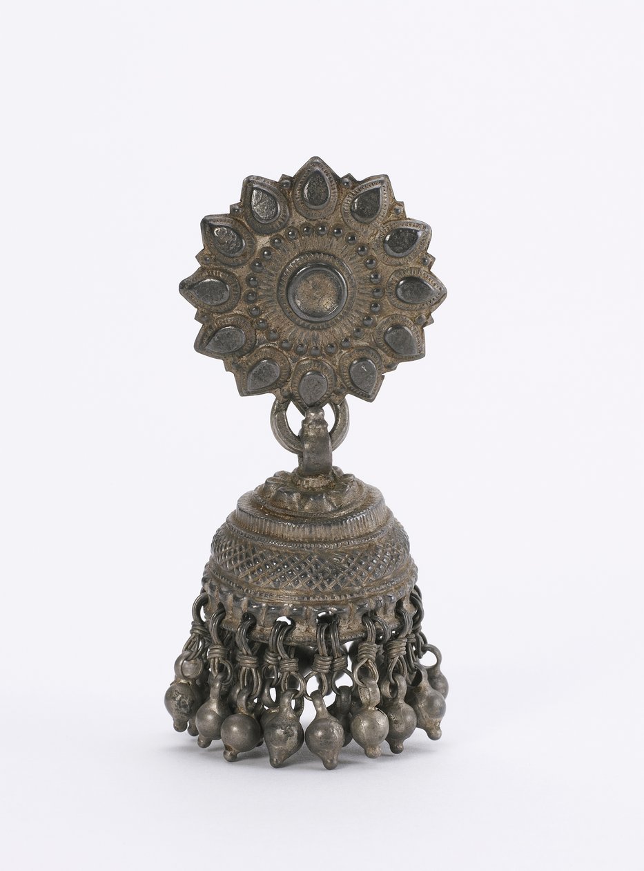 Øredobber (jhumka) (sølv) av Indian School