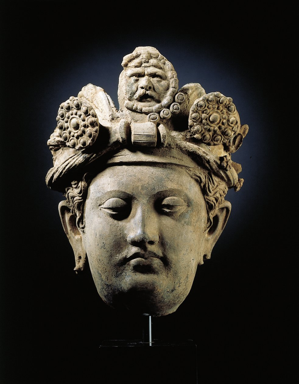 Leder for en Bodhisattva fra Gandhara av Indian School