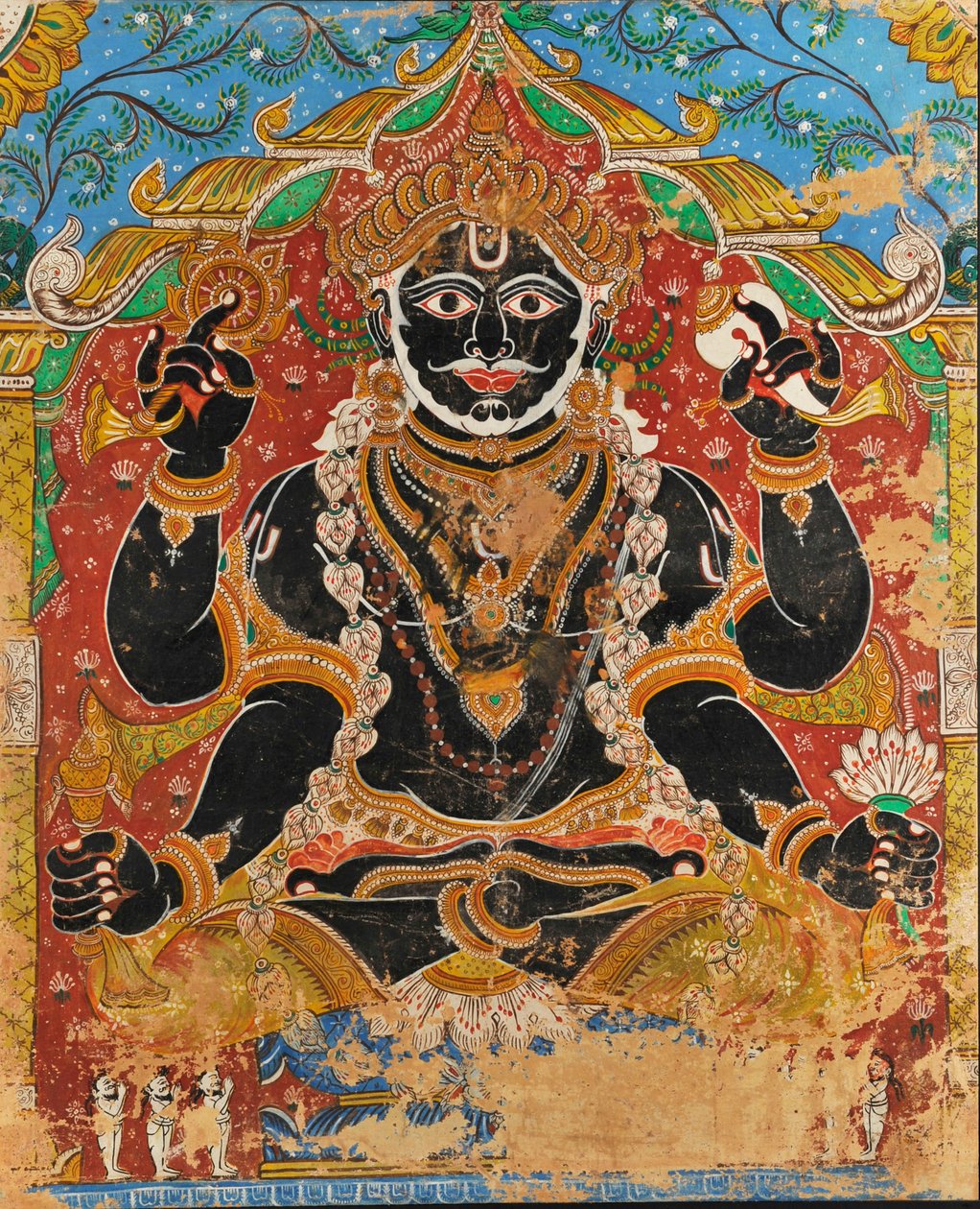 Jagannath (veggmaleri) av Indian School