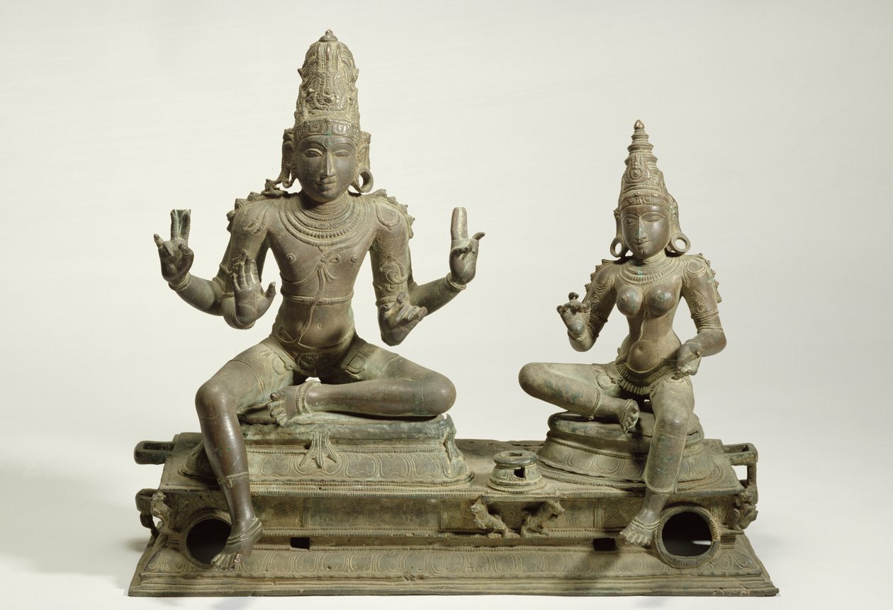 Samaskanda, Chala, Tamil Nadu (bronse) av Indian School