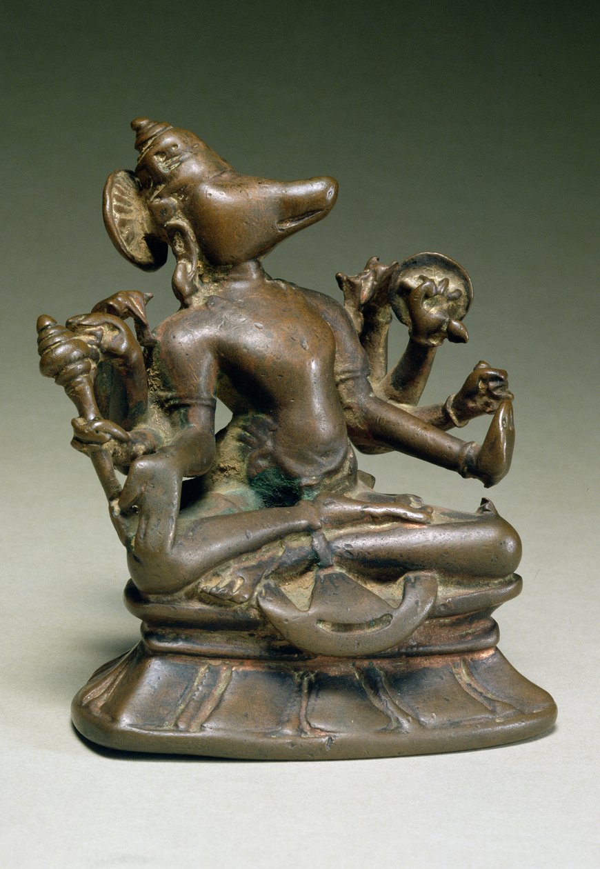 Varaha, Gurjara Pratihara, Tamil Nadu (brons) av Indian School