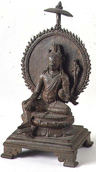Vishnu, Pallava, Sør-India (bronse) av Indian School