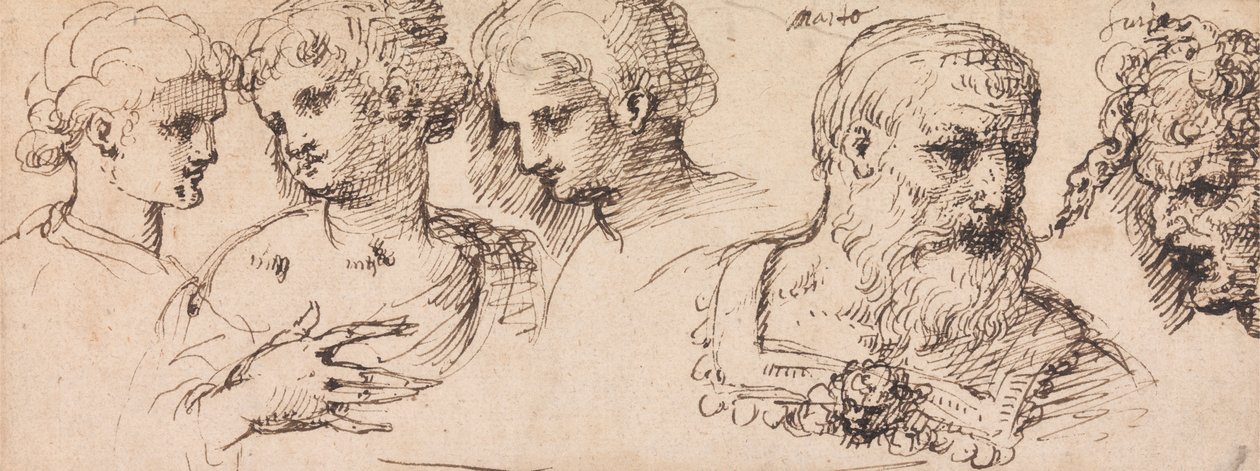 Fem klassiske hoder av Inigo Jones